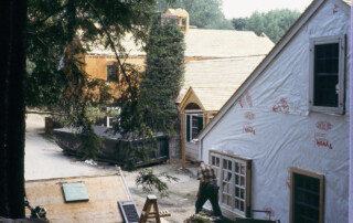 View of estate renovation
